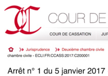Site internet de la Cour de Cassation - capture d'écran