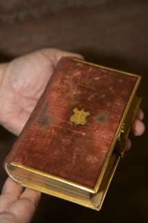 Bible utilisée par Abraham Lincoln pour son investiture en 1861 © Domaine public - Michaela McNichol, Library of Congress.
