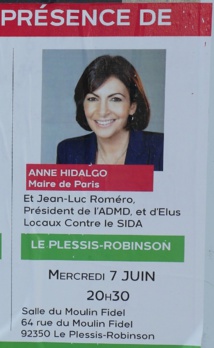 Détail : Anne Hidalgo en guest-star au meeting de Jean-Marc Germain, candidat Frondeur sortant aux législatives dans la 12e circonscription des Hauts de Seine © DR Détail : Anne Hidalgo en guest-star au meeting de Jean-Marc Germain, candidat Frondeur sortant aux législatives dans la 12e circonscription des Hauts de Seine © DR