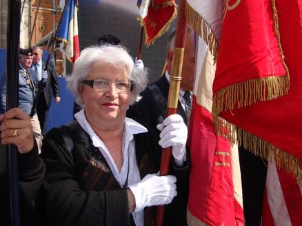 Madeleine Brun, épouse de résistant et porte-drapeau