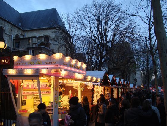 Ambiance de Noël à Saint-Germain-des-Prés