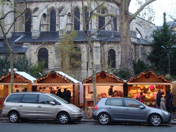 Ambiance de Noël à Saint-Germain-des-Prés