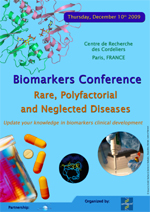 Conférence Biomarqueurs sur les maladies rares