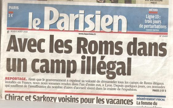 Roms : un lecteur du quotidien Le Parisien juge sur pièce le journal