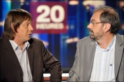CGT et CFDT : Bernard Thibault et Francois Chérèque au 20h de France 2 le 16 juin 2010