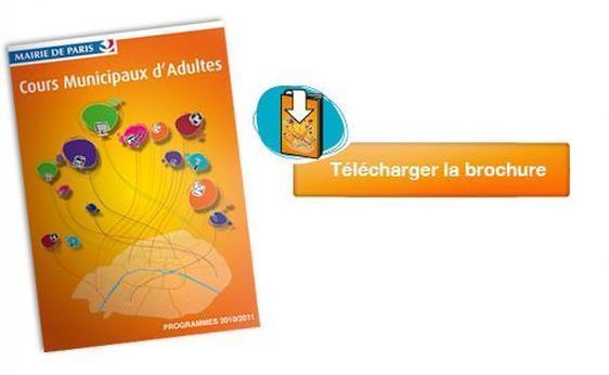 (c) Paris.fr : cours municipaux pour adultes