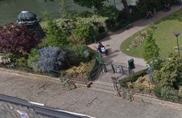 Tentative de suicide dans le 1er arrondissement de Paris © Google Map.