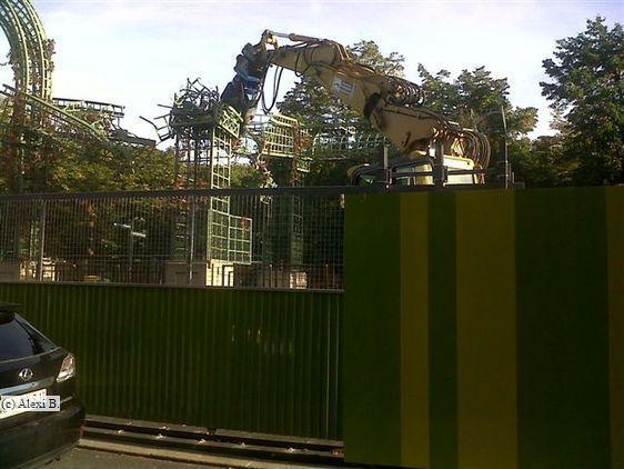 (c) Alexi B. : travaux de démolition à la Porte Berger au Forum des Halles le 13 septembre