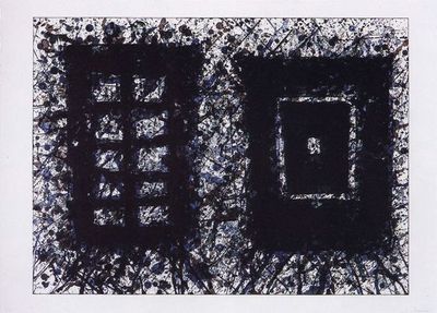 (c) Sam Francis Untitled, Santa Monica, 1977 Lithographie sur papier Rives BFK, édition n°10/70 66 x 88,9cm SF-235 L.228
