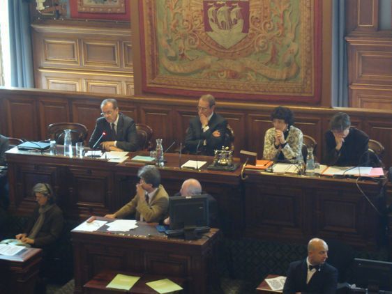 Le conseil de Paris le 18 octobre 2010