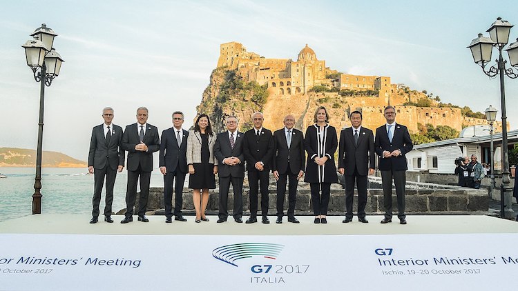 Réunion des ministres de l'Intérieur du G7 en octbre 2017 © CC BY 3.0 it