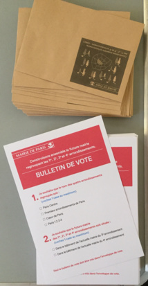Bulletin de vote consultatif © VD/PT. Bulletin de vote consultatif © VD/PT.