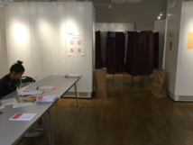 La salle de vote dans le 1er © VD/PT. La salle de vote dans le 1er © VD/PT.