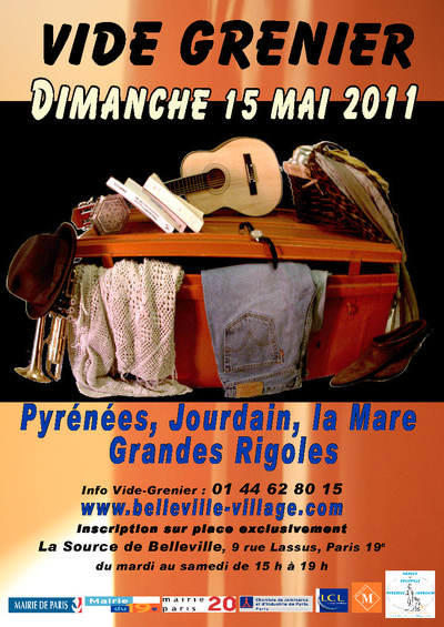 15 mai 2011 : Vide-Grenier Belleville-Jourdain-Pyrénées