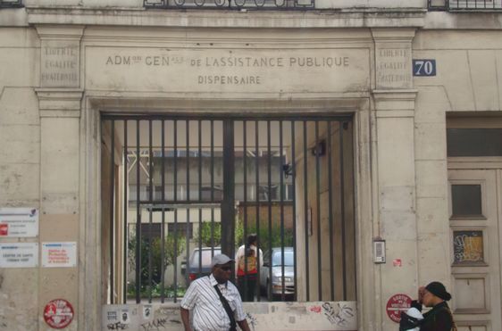 Le centre de santé situé au 70 rue du Chemin Vert dans le 11e arrondissement - Photo : Louise Wessier.