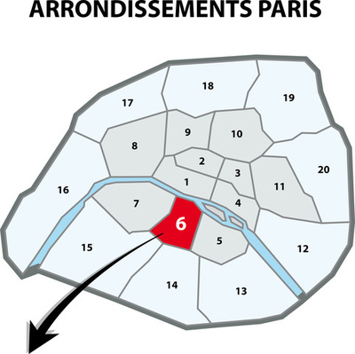 Le 6e arrondissement de Paris. © studiogriffon.com - Fotolia.com