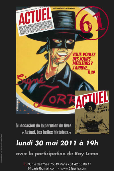 30 mai 2011 : la fête des "Belles Histoires" du magazine Actuel 