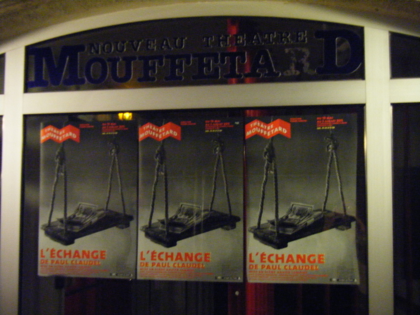 Le théâtre Mouffetard. Photo : Louise Wessier.