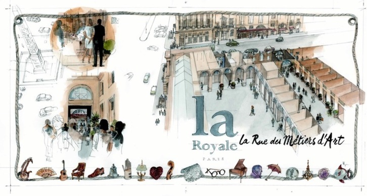 (c) Projet La Royale pour l'Hôtel de la Marine du groupe Allard. (c) Projet La Royale pour l'Hôtel de la Marine du groupe Allard.