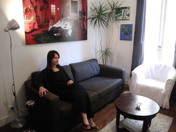 Mariska Hammoudi lance en janvier 2010 sa galerie à domicile.