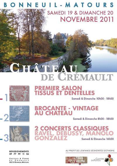 19 et 20 novembre 2011 : Festival des claviers en Poitou