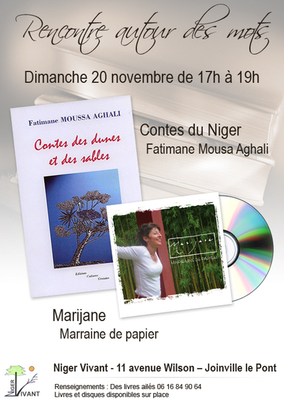 20 novembre 2011 : Contes et chansons avec Fatimane Moussa Aghali et Marijane