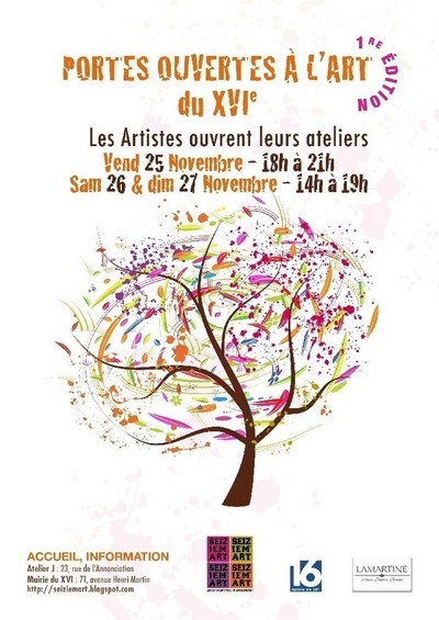 25 - 27 novembre 2011 : Portes Ouvertes à l'Art du 16e SEIZIEM’ART