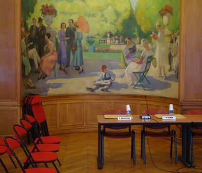Salle Pierrotet de la mairie du 5e arrondissement - Photo : VD.