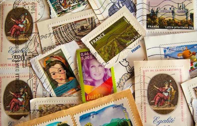 Timbres français dans les années 1980 © Jacqueline Macou Timbres français dans les années 1980 © Jacqueline Macou