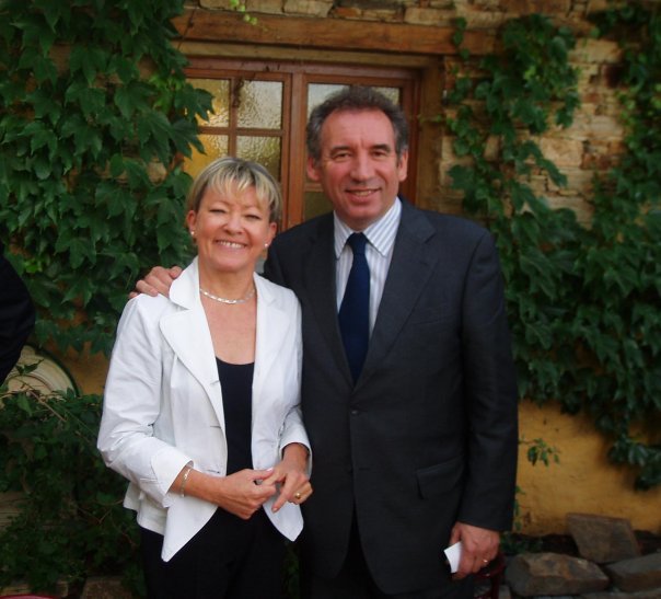 Patricia Gallerneau et François Bayrou - Juin 2016 © page Facebook souvenirs de Patricia Gallerneau