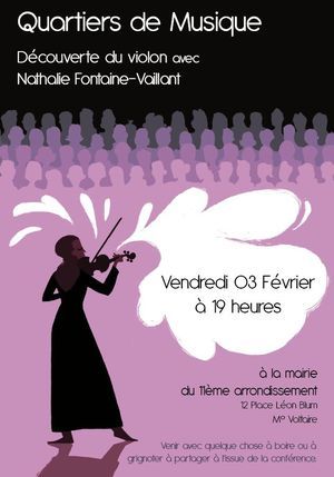 3 février 2012 : Quartiers de musique avec Nathalie Fontaine-Vaillant