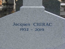 La sépulture de Jacques Chirac au cimetière du Montparnasse © DG/PT La sépulture de Jacques Chirac au cimetière du Montparnasse © DG/PT