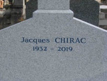 La sépulture de Jacques Chirac au cimetière du Montparnasse © DG/PT