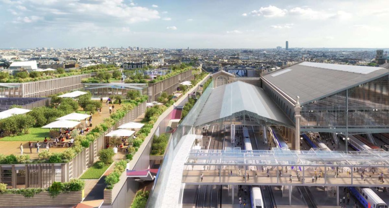 Le projet de la Gare du Nord a été approuvé en 2018 © SNCF associé à Ceetrus (Groupe Auchan) accompagné de l’architecte Denis Valode (Valode et Pistre architectes).