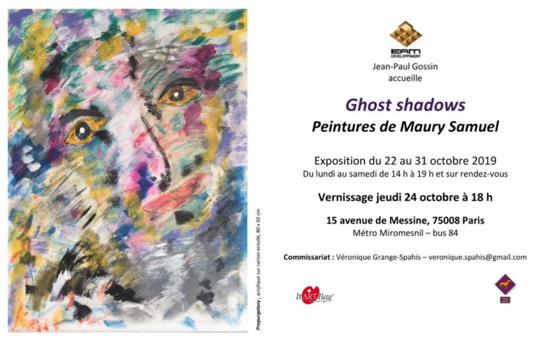 Ghost shadows : première exposition en France de l'artiste américain Maury Samuel Ghost shadows : première exposition en France de l'artiste américain Maury Samuel
