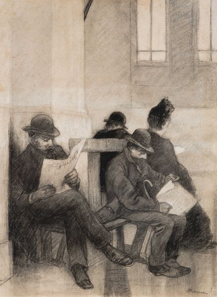 Lot 10 : Charles Maurin (1856 - 1914) La lecture (c) Etude Digard.