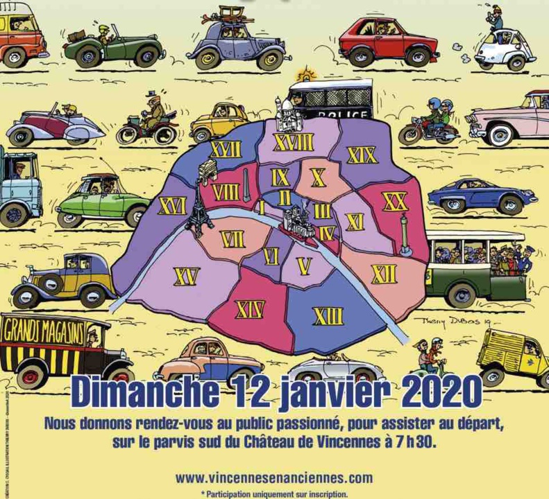 Traversée de Paris en véhicules d'époque Traversée de Paris en véhicules d'époque