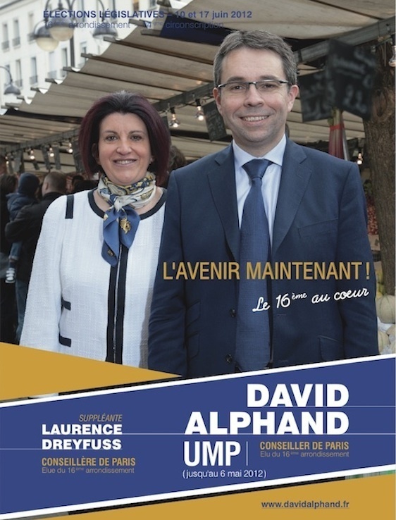 Le tract du candidat David Alphand mis en cause par le candidat Claude Goasguen.