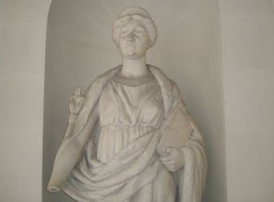 La statue de la Justice au Palais de Justice de Paris - Photo : VD.