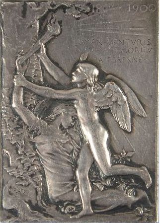 Lot 74 - 1900 Paris plaquette en bronze signée Roty (c) Etude Olivier Coutau-Bégarie. Lot 74 - 1900 Paris plaquette en bronze signée Roty (c) Etude Olivier Coutau-Bégarie.