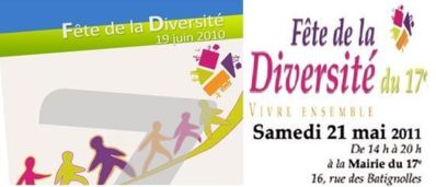 La Fête de la Diversité édition 2010 et 2011 (c) Mairie du 17e arrondissement de Paris. La Fête de la Diversité édition 2010 et 2011 (c) Mairie du 17e arrondissement de Paris.