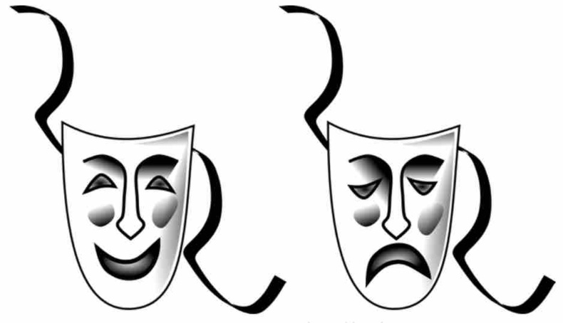 Masque qui rit et masque qui pleure © zorlot CC-BY SA 3.0 Masque qui rit et masque qui pleure © zorlot CC-BY SA 3.0