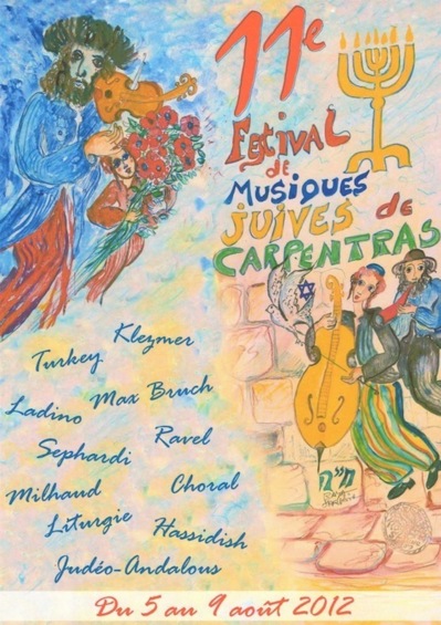 (c) Festival des musiques juives de Carpentras. (c) Festival des musiques juives de Carpentras.
