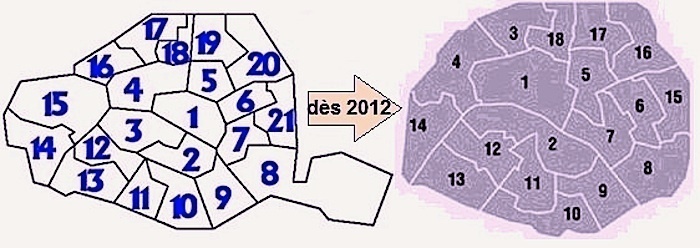 Circonscriptions législatives à Paris (c) Assemblée nationale.