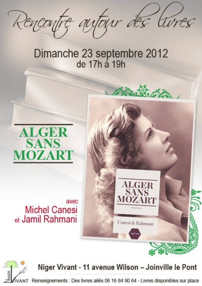 "Alger sans Mozart" de Jamil Rahmani et Michel Canesi aux éditions Naïve.