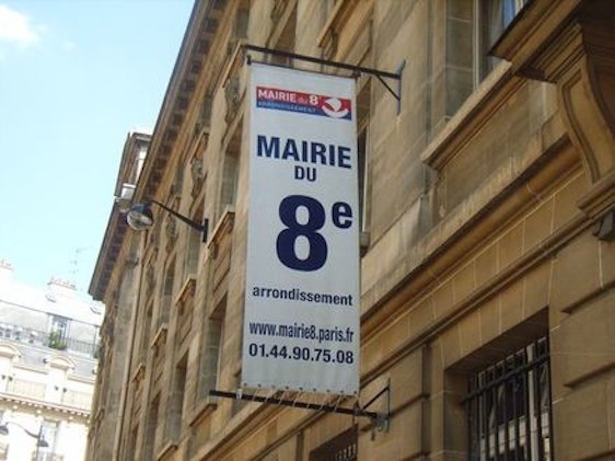 La mairie du 8e arrondissement.