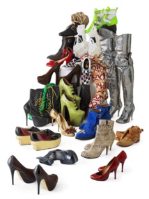 V.Westwood, Footwear, collection of Lee Price©Pierre Verrier, Musée des Tissus, Lyon