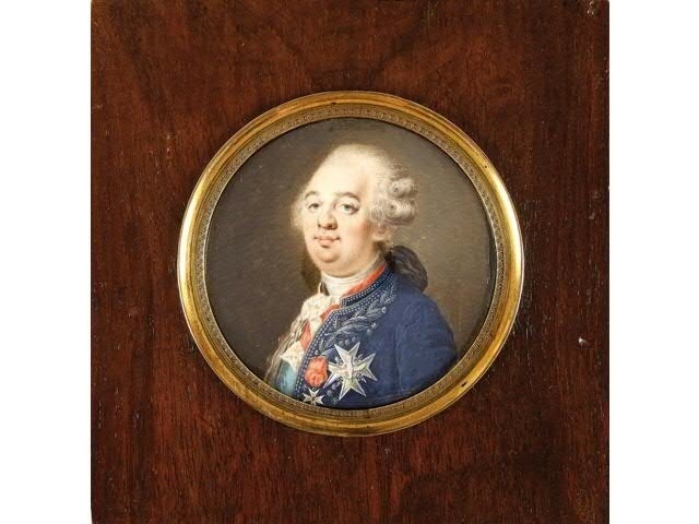 Louis XVI : Portrait en buste miniature ronde sur ivoire, Ecole Française XVIIIe, lot 2 de la vente le 17 octobre 2012 à l’Hôtel Drouot dans le 9e arrondissement (c) Photo Etude Couteau-Bégarie. Louis XVI : Portrait en buste miniature ronde sur ivoire, Ecole Française XVIIIe, lot 2 de la vente le 17 octobre 2012 à l’Hôtel Drouot dans le 9e arrondissement (c) Photo Etude Couteau-Bégarie.