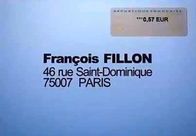 Adresse de la permanence de François Fillon à Paris. Adresse de la permanence de François Fillon à Paris.