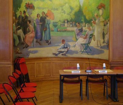 Salle du conseil du 5e arrondissement. Salle du conseil du 5e arrondissement.